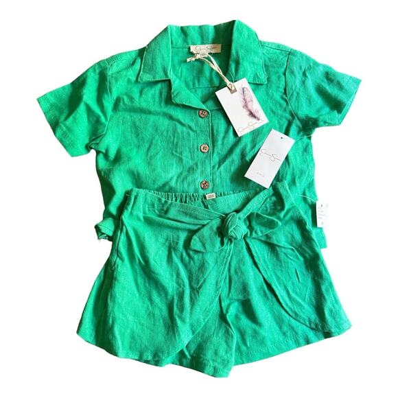 Jessica Simpson Girls Linen Blend Matching Set 3T
NWT - Picture 1 of 7